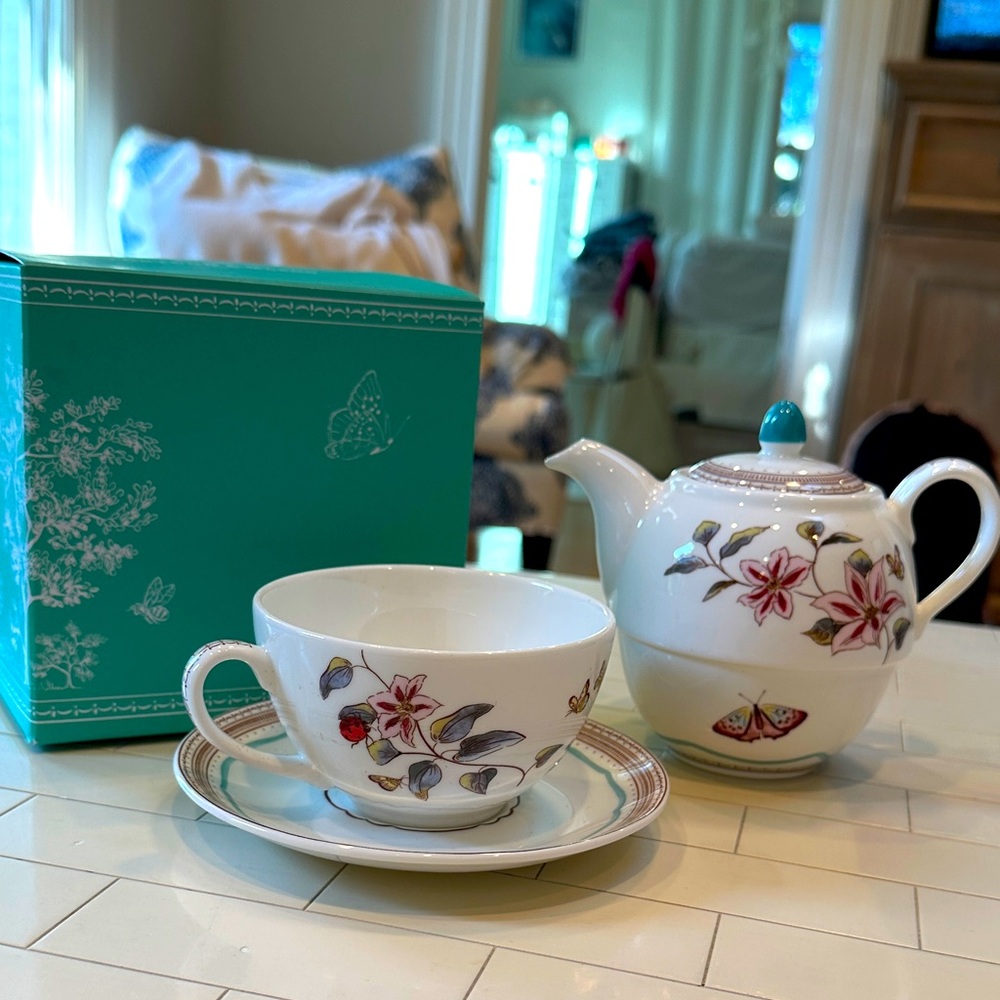 FORTNUM & MASON Wild Garden Tea for One (NWT) - Picture 4 of 9